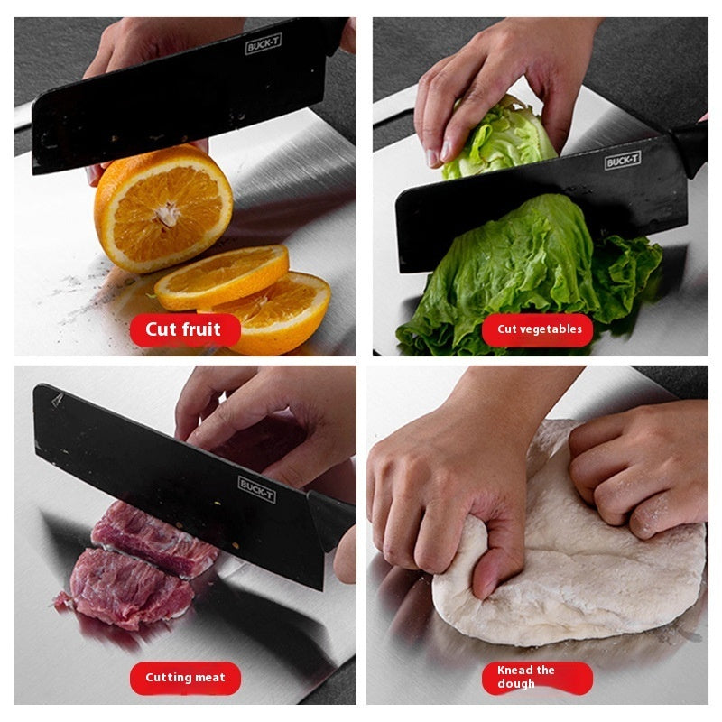 Double sided use of Stainless Steel Chopping Board for kitchen