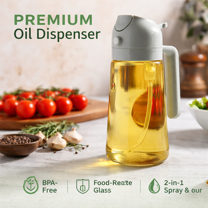 2 in 1 Oil Sprayer Bottle
